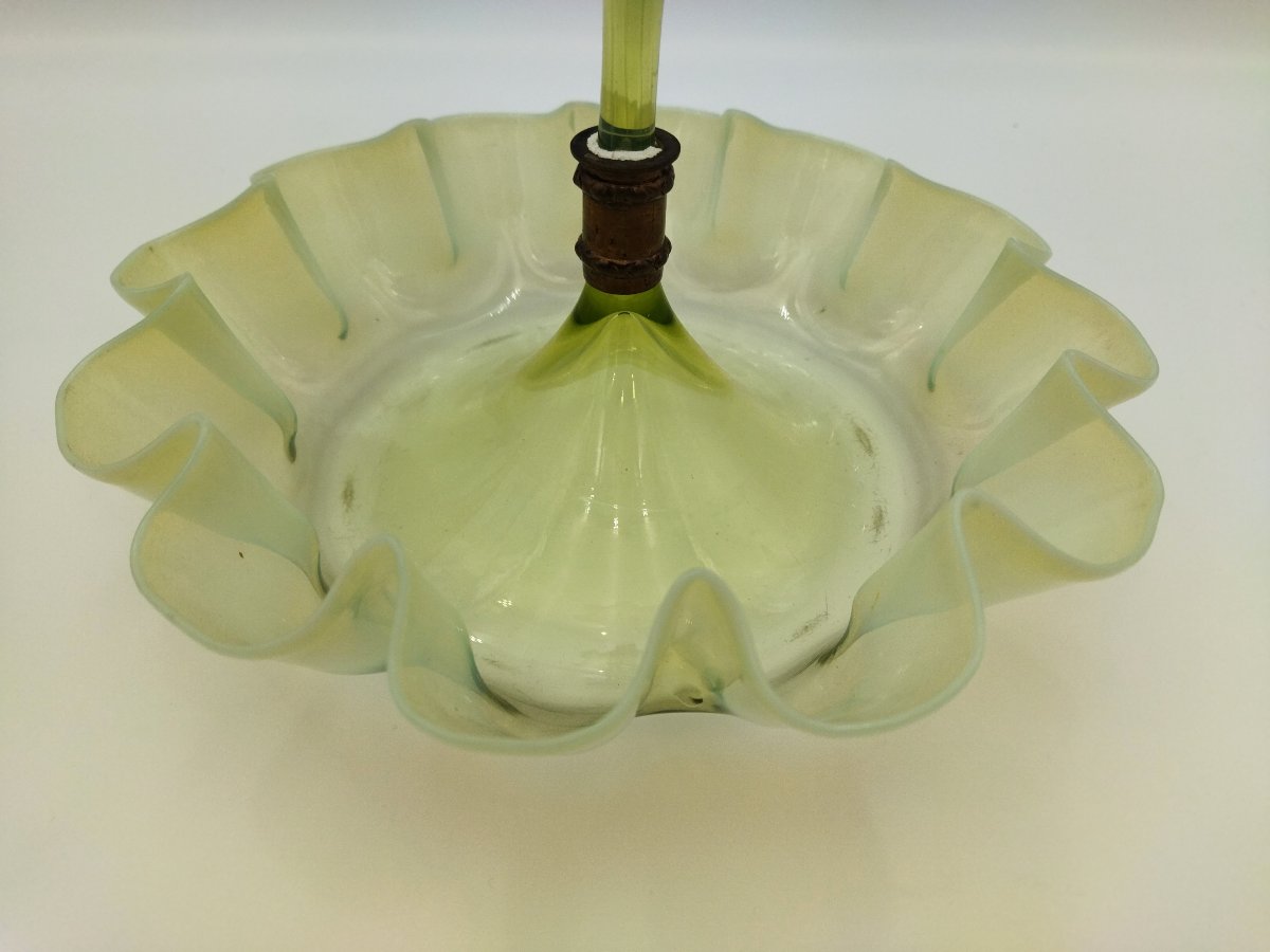 Murano Blown Glass Centerpiece Tulip Tree Soliflore Art Nouveau 19th Century -photo-2