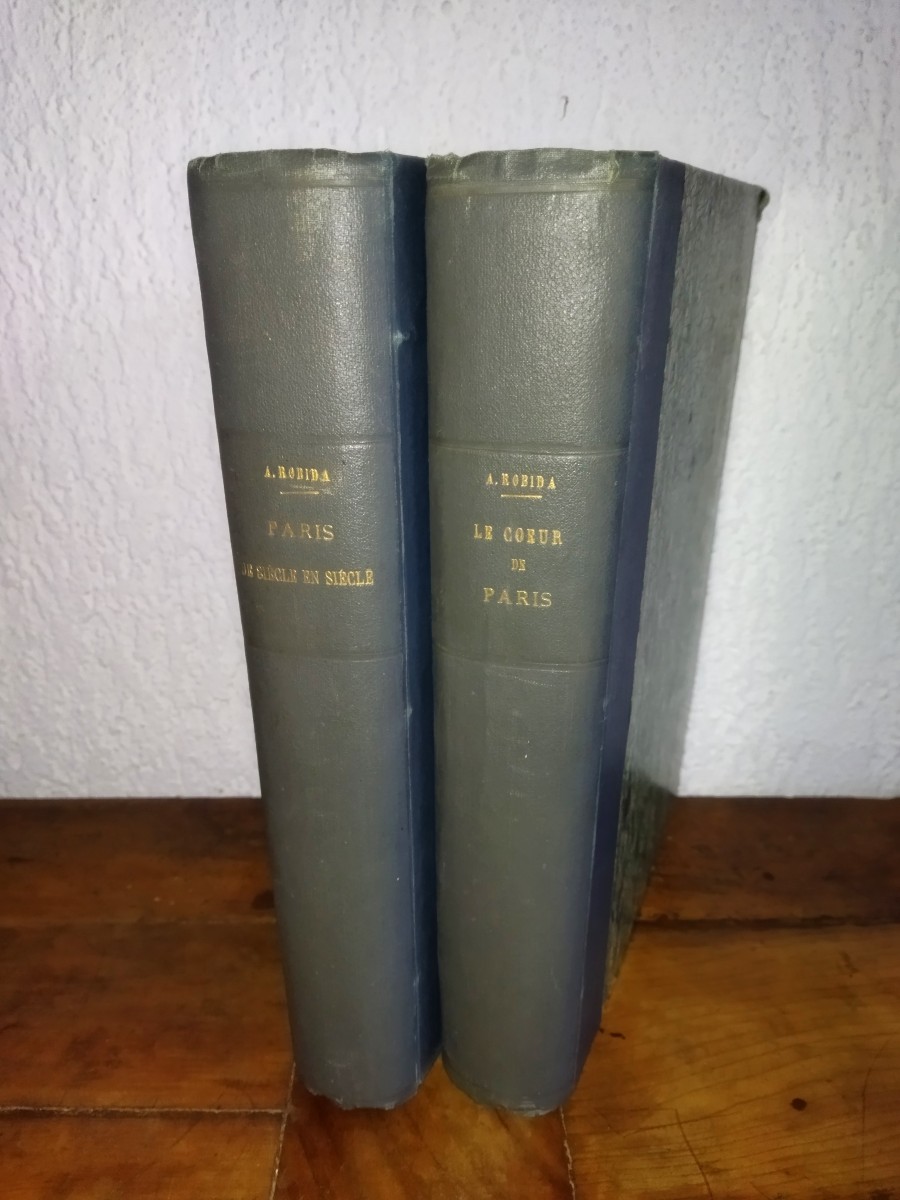 ROBIDA PARIS de Siècle en Siècle "COEUR DE PARIS" Texte Dessins Lithographies Collection