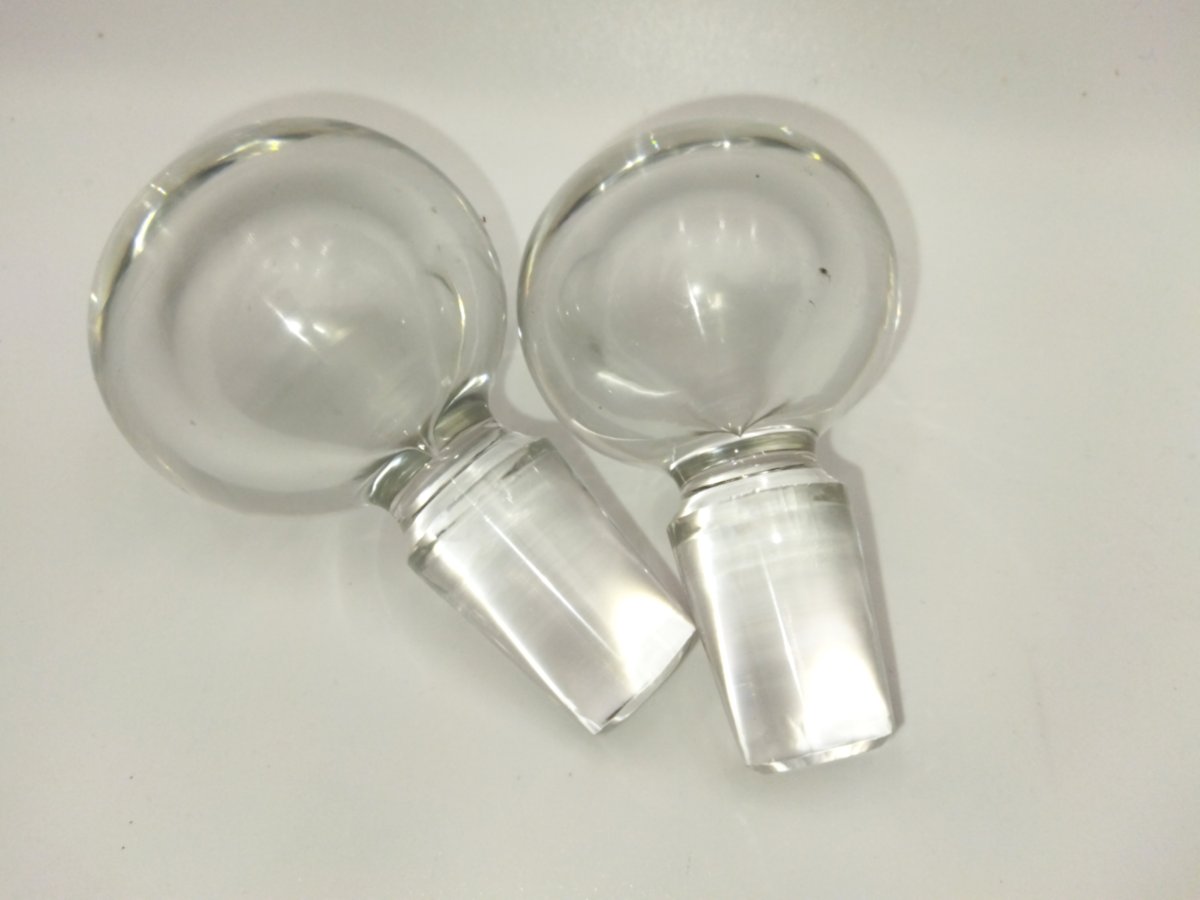 Saint-louis Pair Of Crystal Decanters Tableware -photo-3