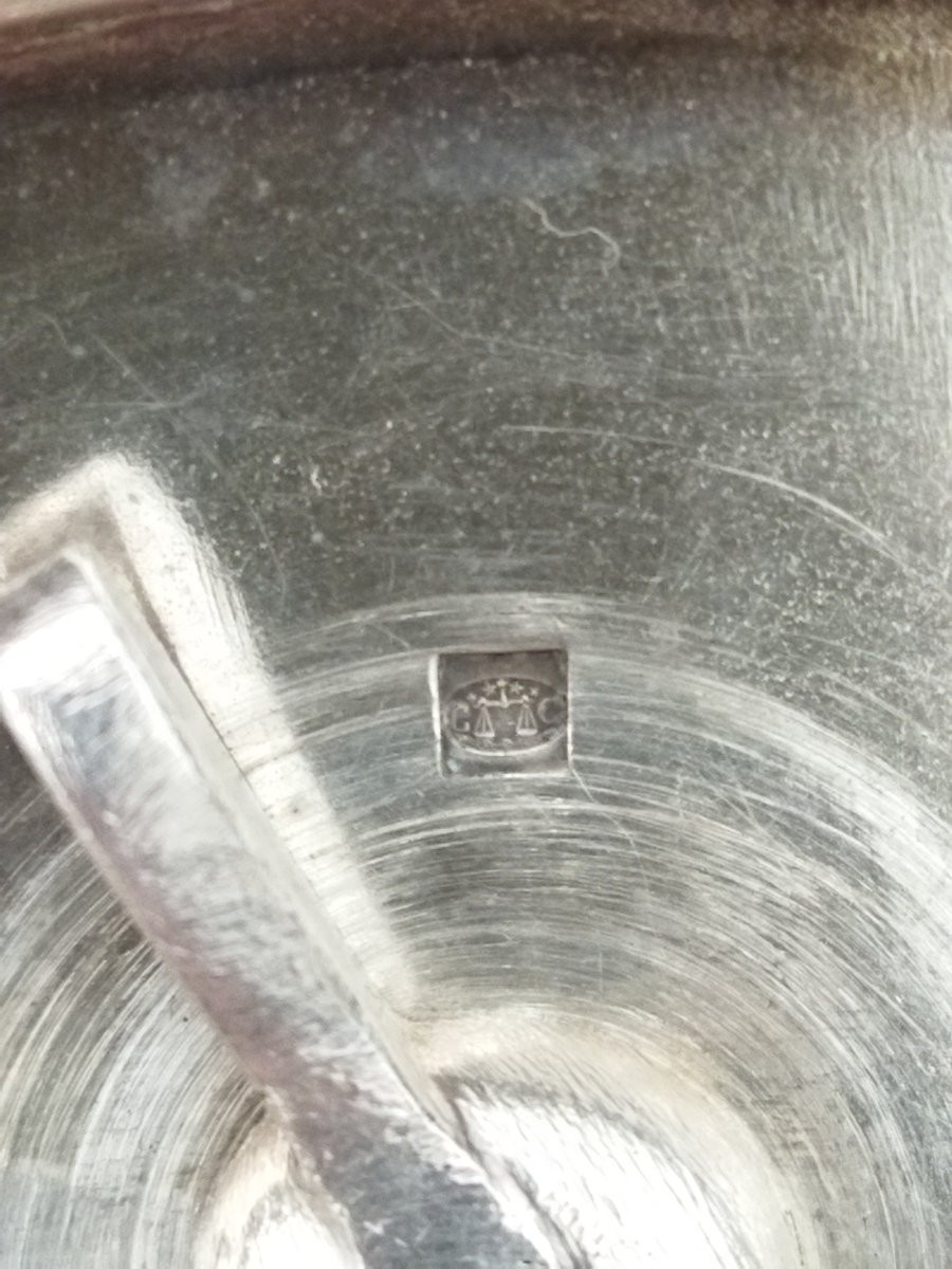 Christofle Antique Sauce Boat On A Silver-plated Foot Tableware-photo-5