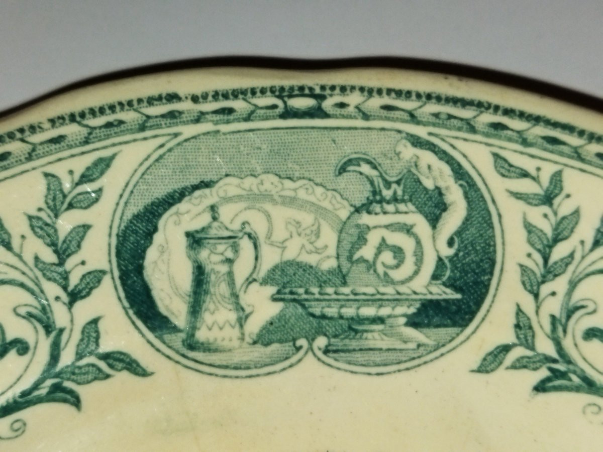 DIGOIN SARREGUEMINES Assiette Légendée "GALILÉE " Astronomie Mouvement de la Terre PROCES -photo-3