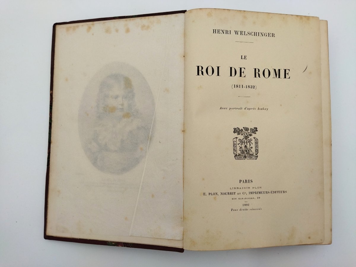 ROI DE ROME Prince Impérial Livre ancien XIX-photo-3