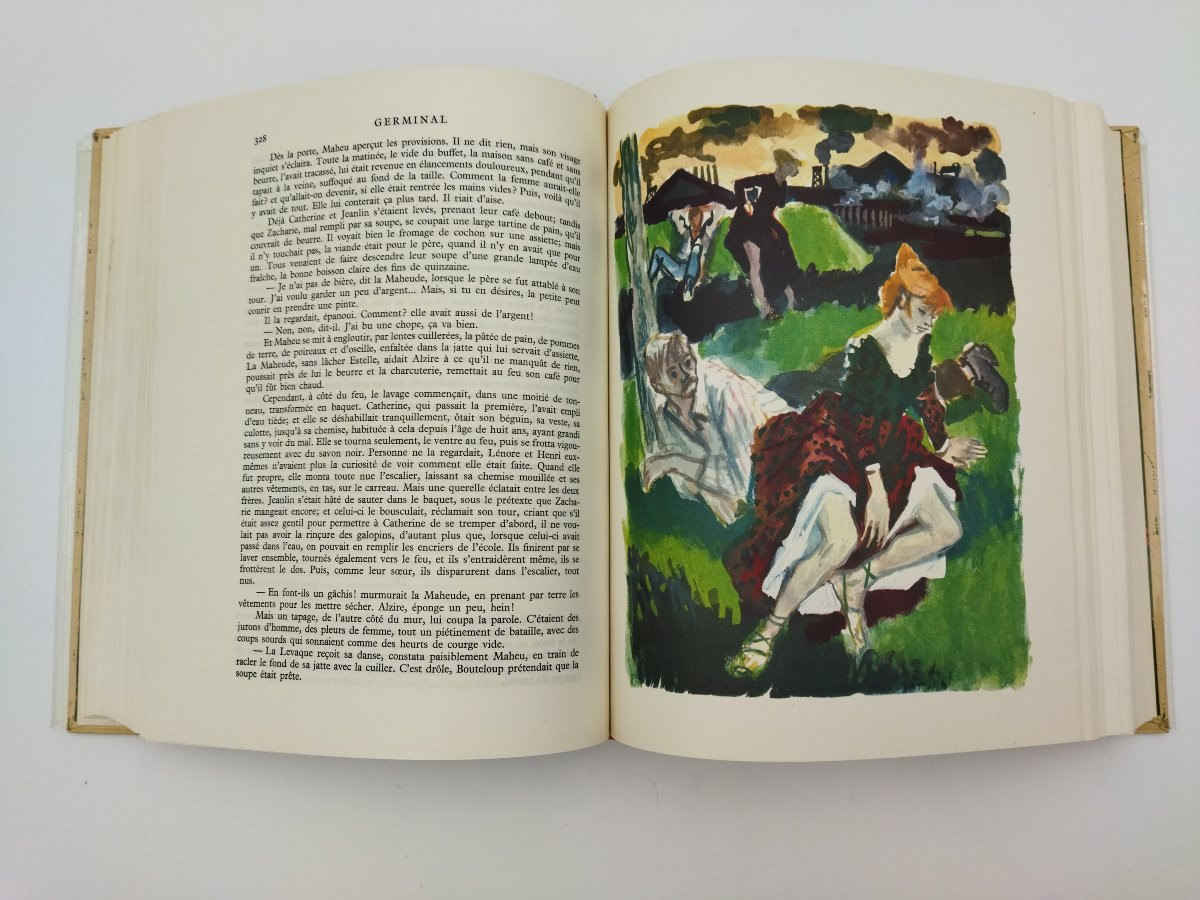 ZOLA Chefs d'oeuvre Illustrations Aquarelles N° 6127 -photo-5