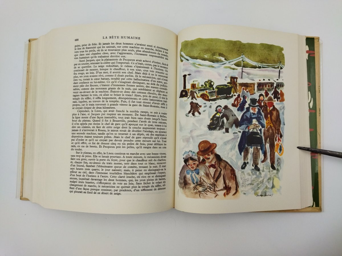 ZOLA Chefs d'oeuvre Illustrations Aquarelles N° 6127 -photo-6