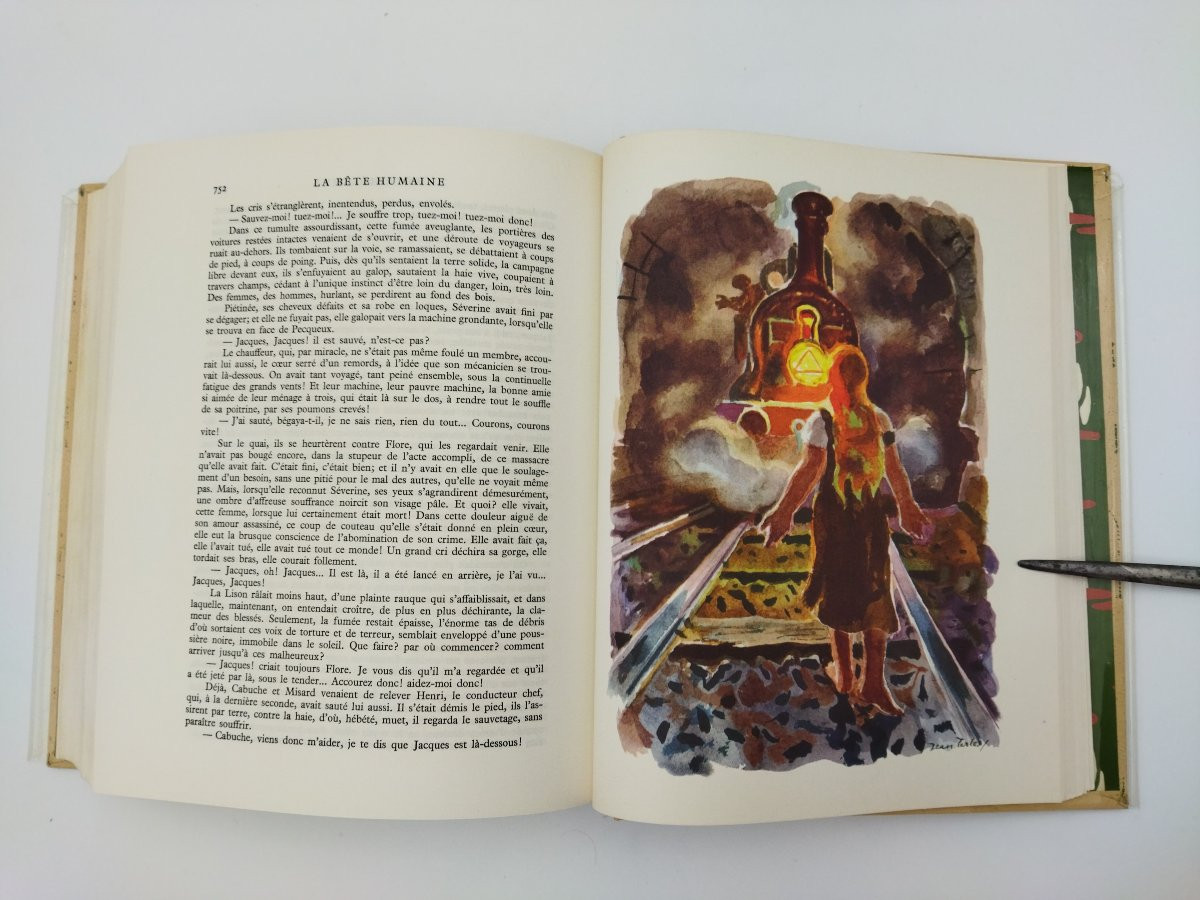 ZOLA Chefs d'oeuvre Illustrations Aquarelles N° 6127 -photo-7