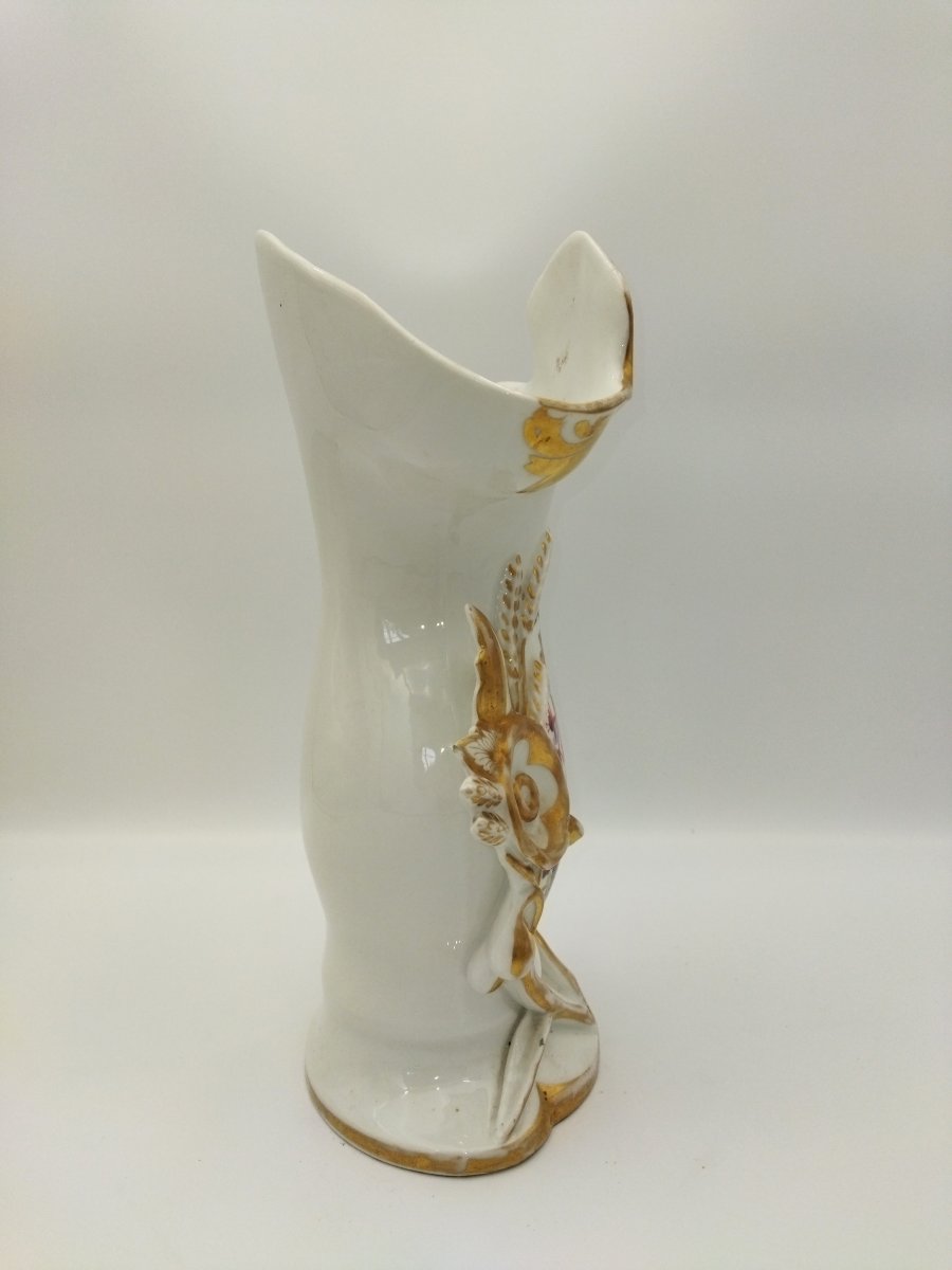 GRAND VASE D'ÉGLISE Porcelaine de PARIS  NAPOLÉON III-photo-4