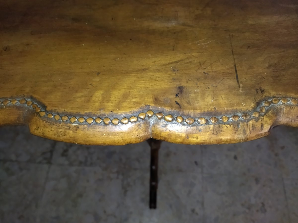 Tripod Side Table, Walnut Top, 19th Century-photo-6