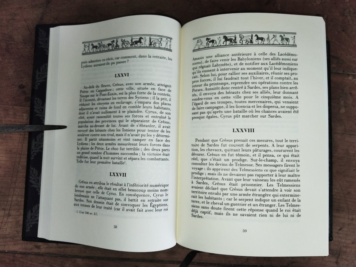 HÉRODOTE Reliure Jean de BONNOT -photo-3