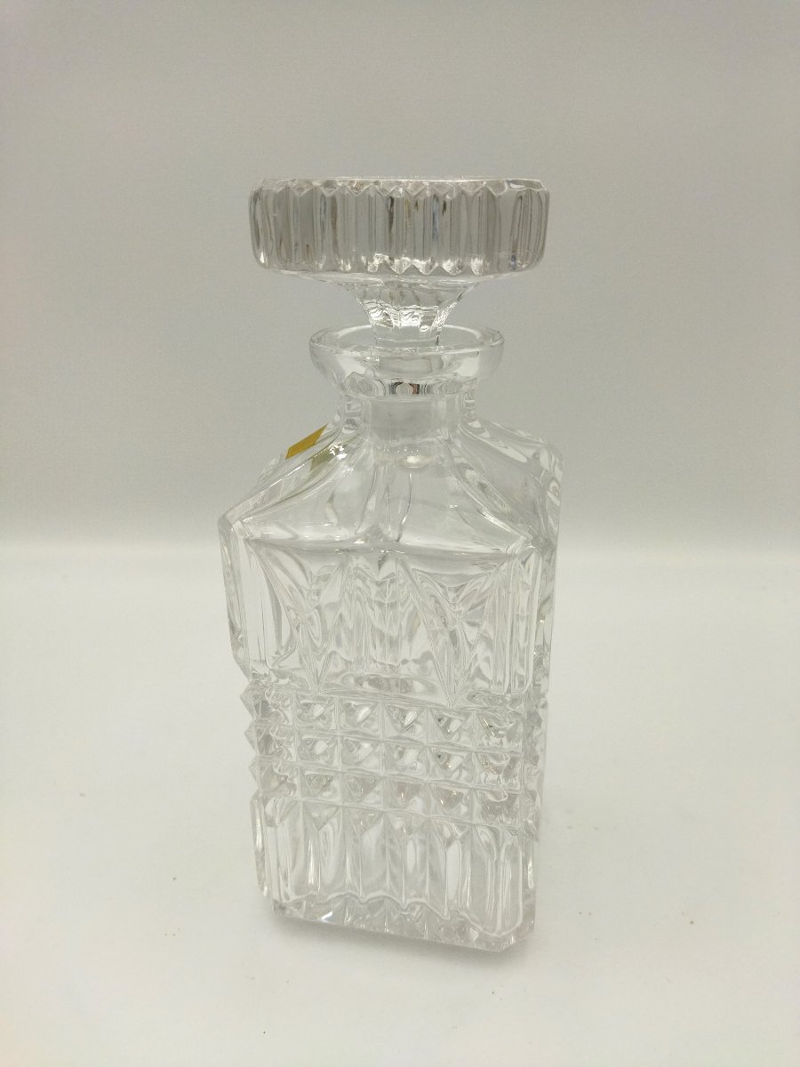 CARAFE WHISKY Cristal taillé  ART DE LA TABLE-photo-2