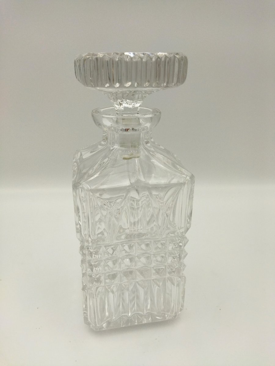 CARAFE WHISKY Cristal taillé  ART DE LA TABLE-photo-3