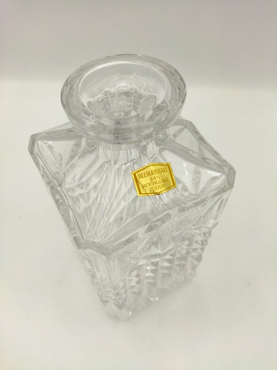 CARAFE WHISKY Cristal taillé  ART DE LA TABLE-photo-6