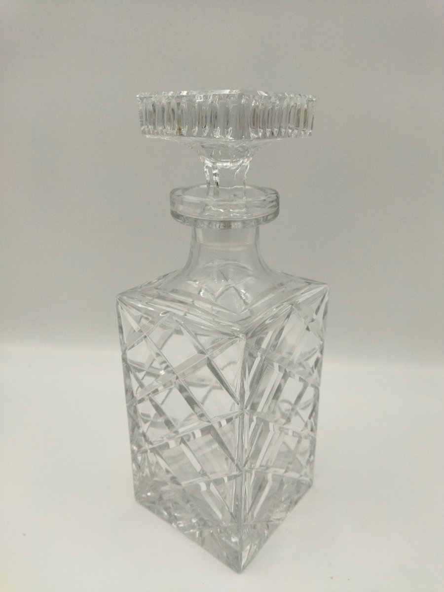 CARAFE WHISKY SPIRITUEUX Cristal taillé  ART DE LA TABLE-photo-1