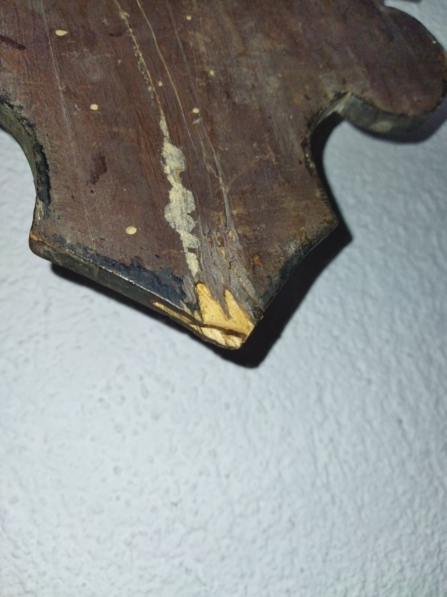 TROPHÉE de Chasse Sculpture sur Bois Foret Noire  BOUQUETIN -photo-4