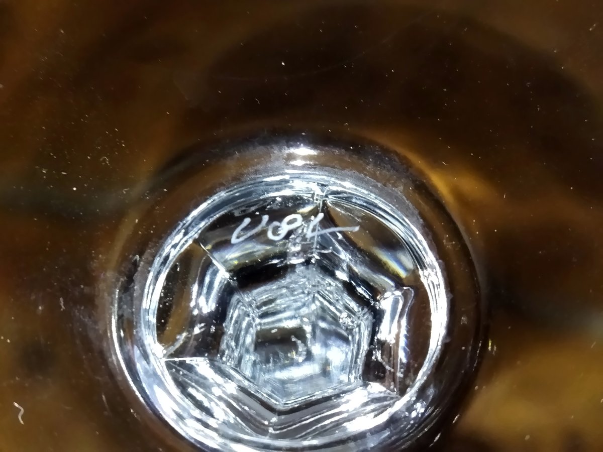 Val St Lambert 3 Set Of 7 Stemmed Glasses In Cut Crystal, Tableware-photo-5