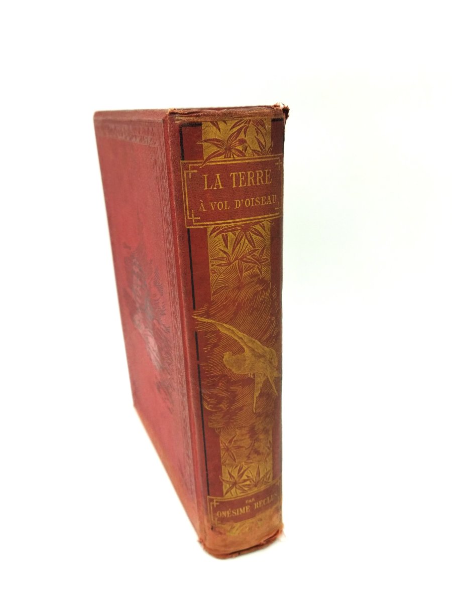 The Earth From A Bird's-eye Perspective Ancient Book Ethnology Geography Civilization Onesimus Reclus 19th Century-photo-3