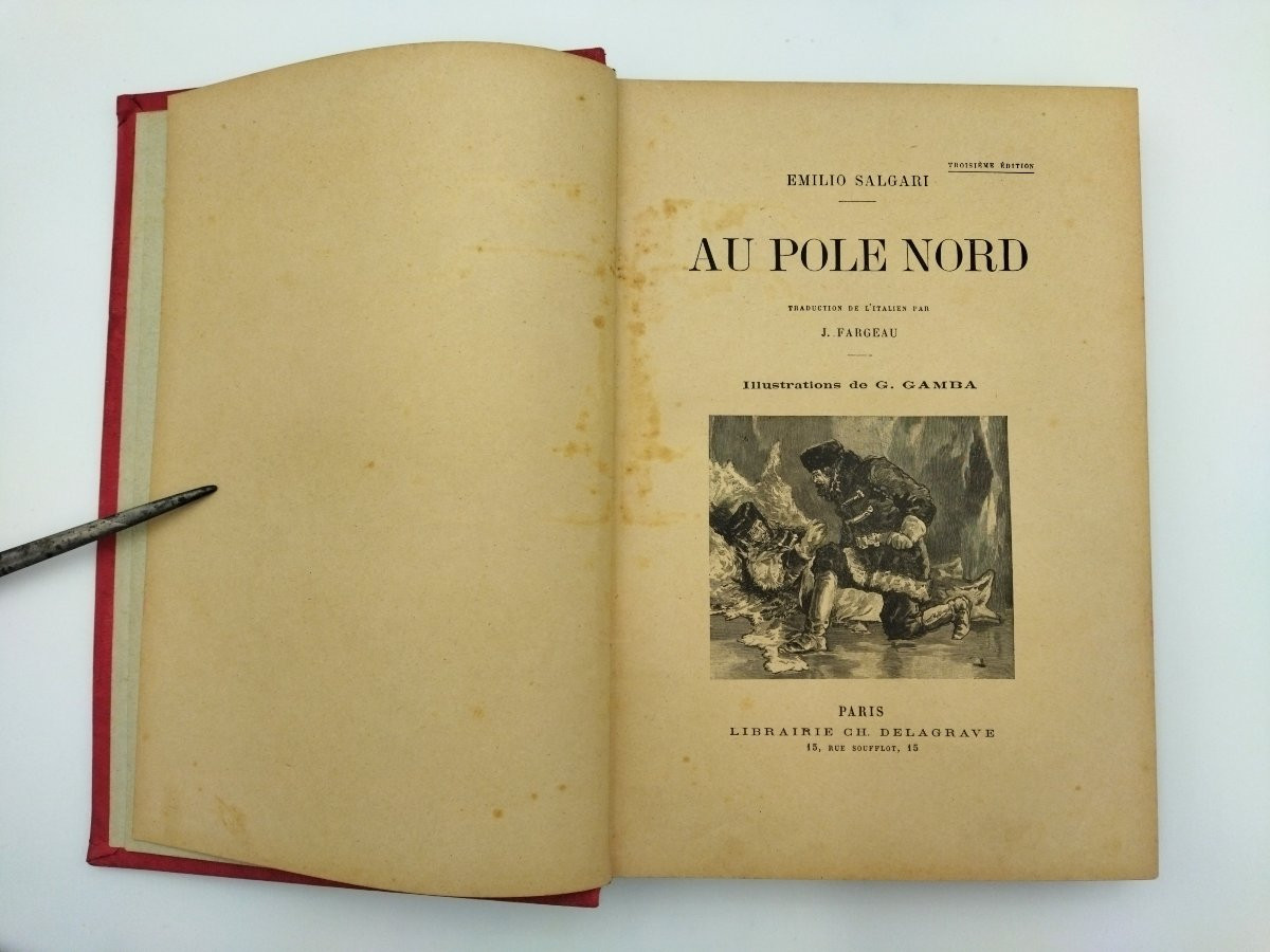 At The North Pole: A Travelogue By Explorer Emilio Salgari (19th Century)-photo-3