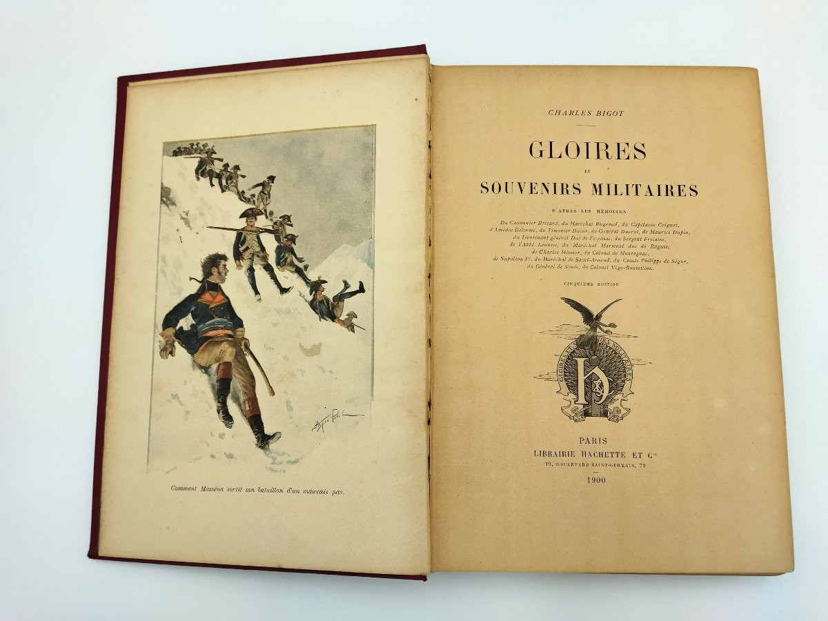 GLOIRES SOUVENIRS MILITAIRES Campagnes guerres NAPOLEON Ier Illustré Charles BIGOT XIX-photo-3