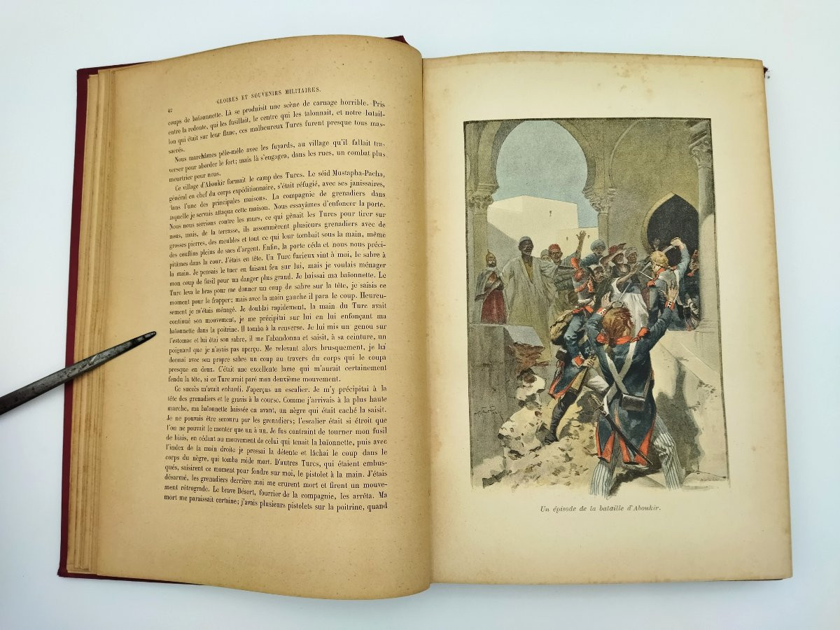 GLOIRES SOUVENIRS MILITAIRES Campagnes guerres NAPOLEON Ier Illustré Charles BIGOT XIX-photo-3