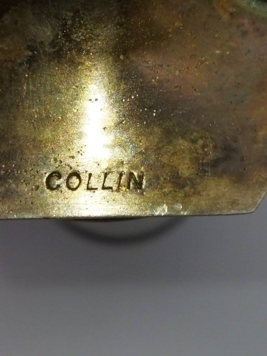 Collin Medical Syringe In Nickel-plated Metal And Graduated Glass Curiosity Collection-photo-6