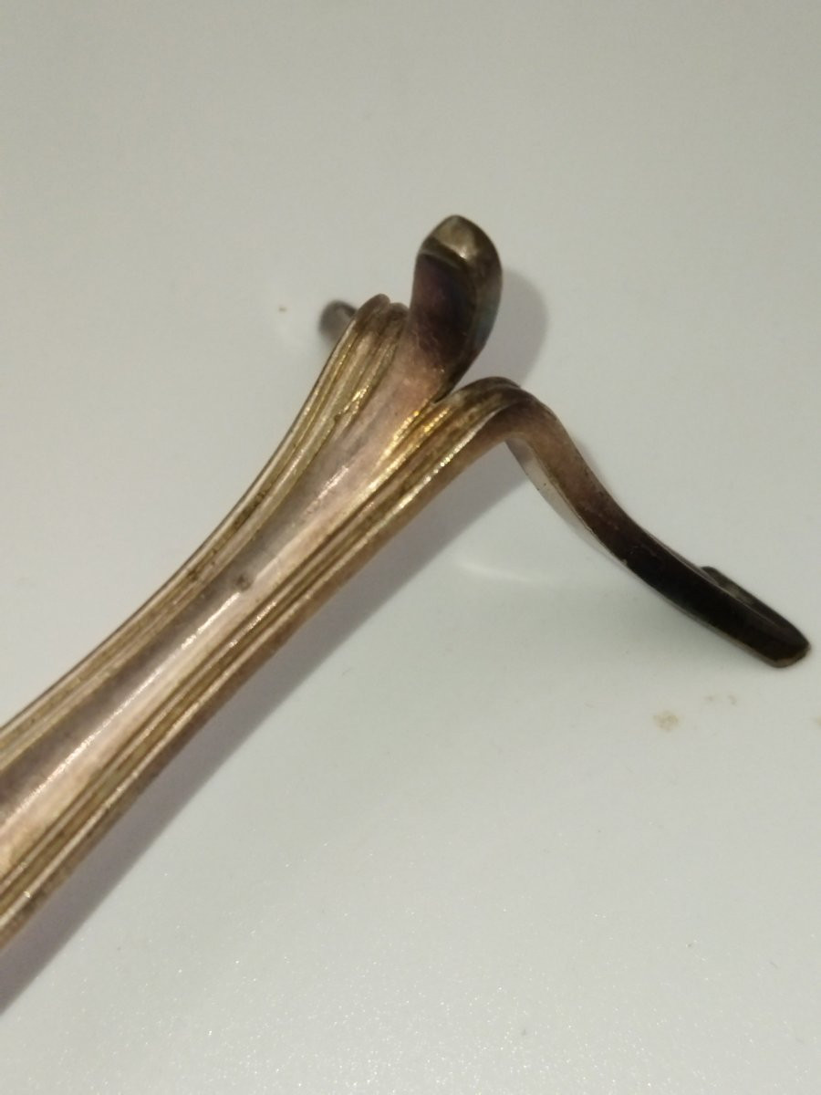 Christofle Set Of 12 Silver-plated Metal Knife Rests, Hallmarked Tableware-photo-2