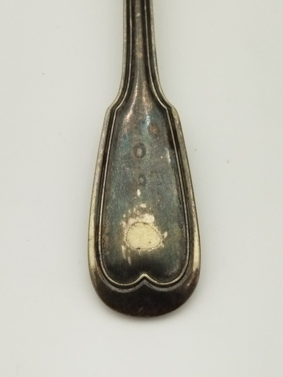 Christofle Silver-plated Metal Sprinkler Spoon, Hallmarked, Tableware -photo-2