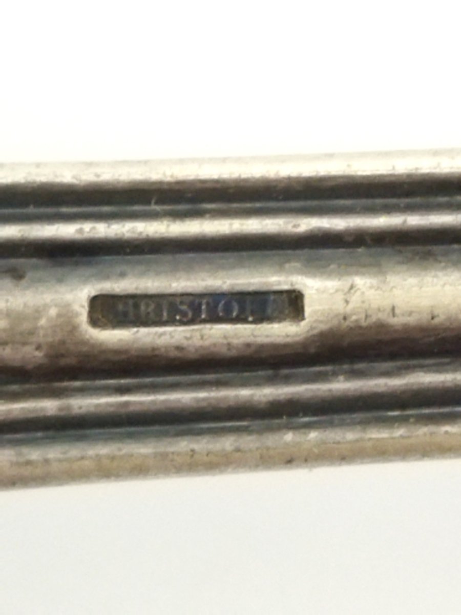 Christofle Silver-plated Metal Sprinkler Spoon, Hallmarked, Tableware -photo-7