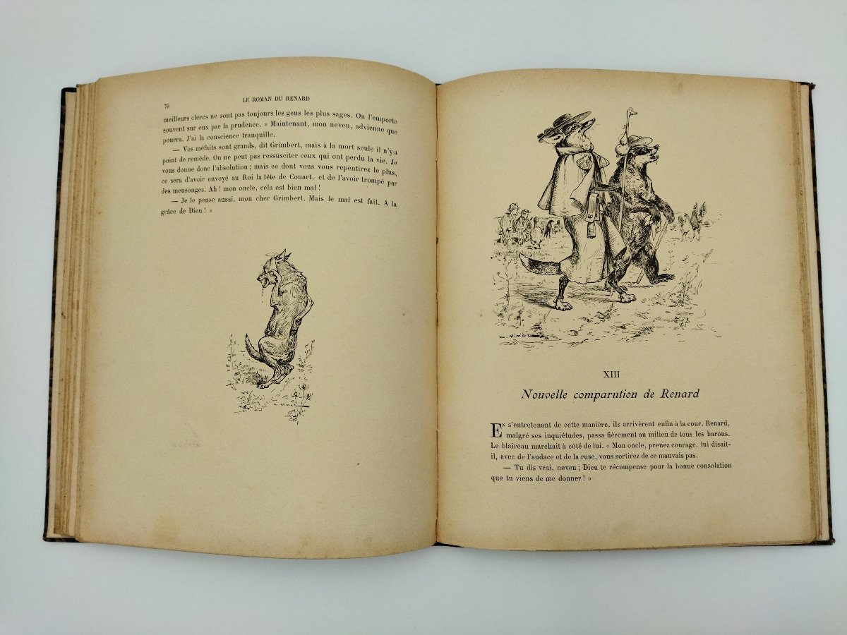 ROMAN DU RENARD Livre ancien Enfantina Illustrations VIMAR-photo-4