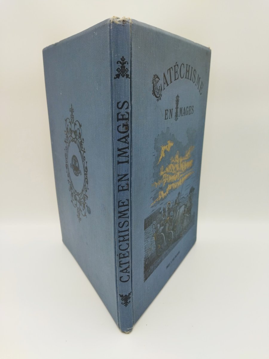 Catechism In Pictures Old Liturgical Book Religious Engravings 1912-photo-2