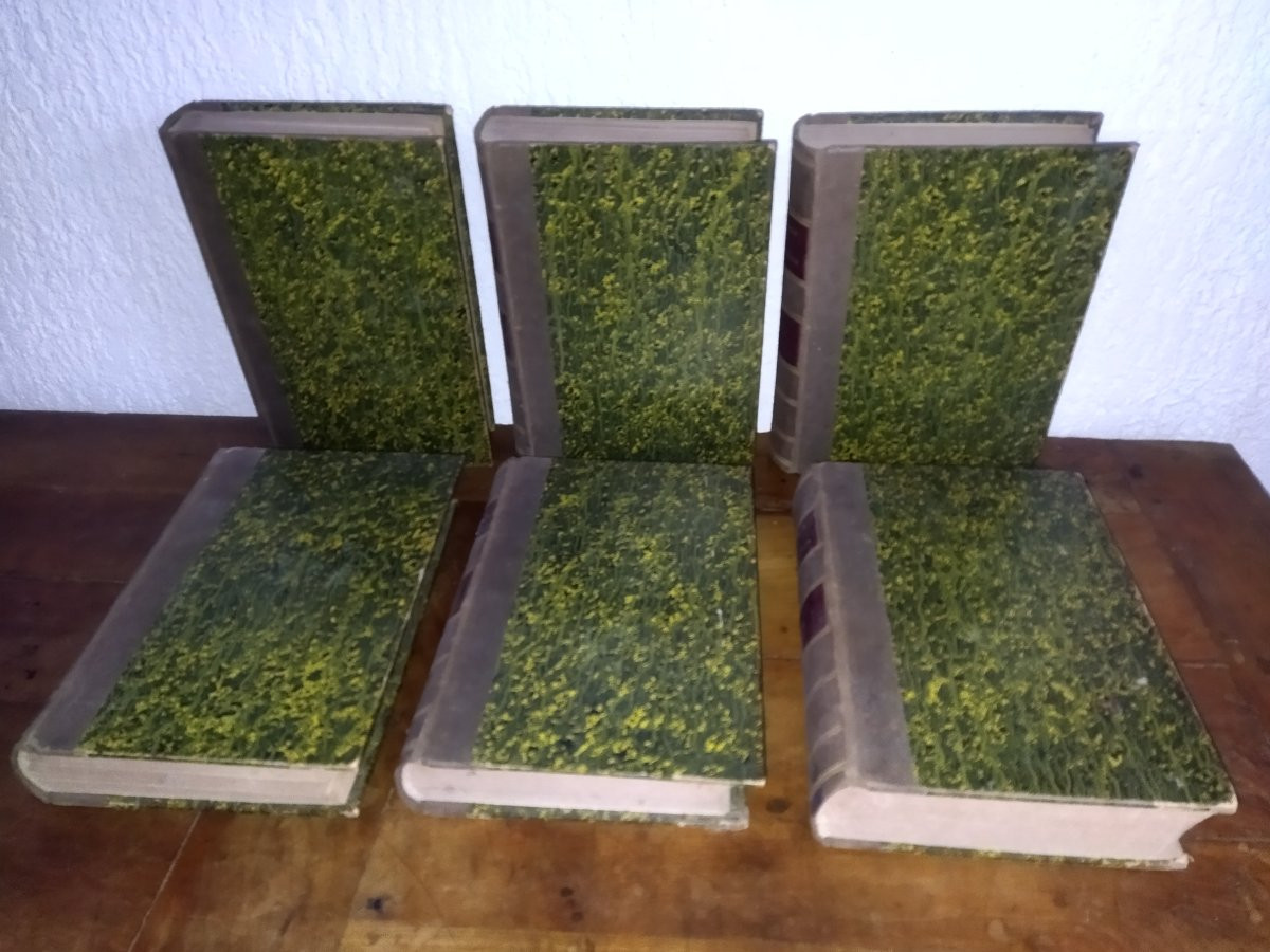 Malte-brun Antique Book Universal Geography Lavallée 6 Volumes 1875 Complete-photo-2