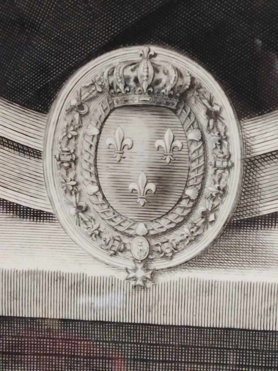 Engraving Ancient Monarchy Royalty Henry Count Of Chambord 19th Century -photo-5