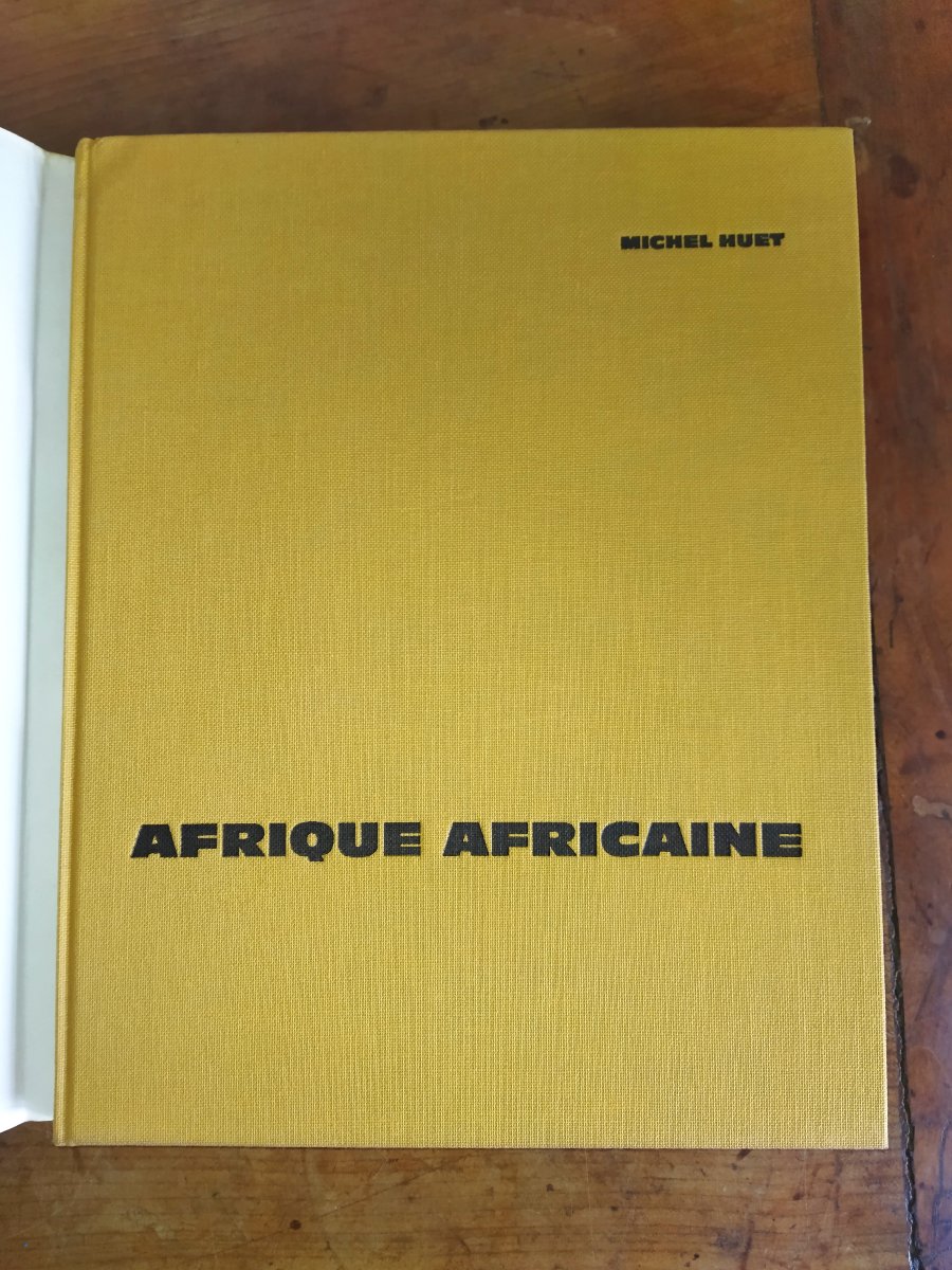 Africa African Old Book Ethnology Customs & Art Michel Huet 1963 -photo-3