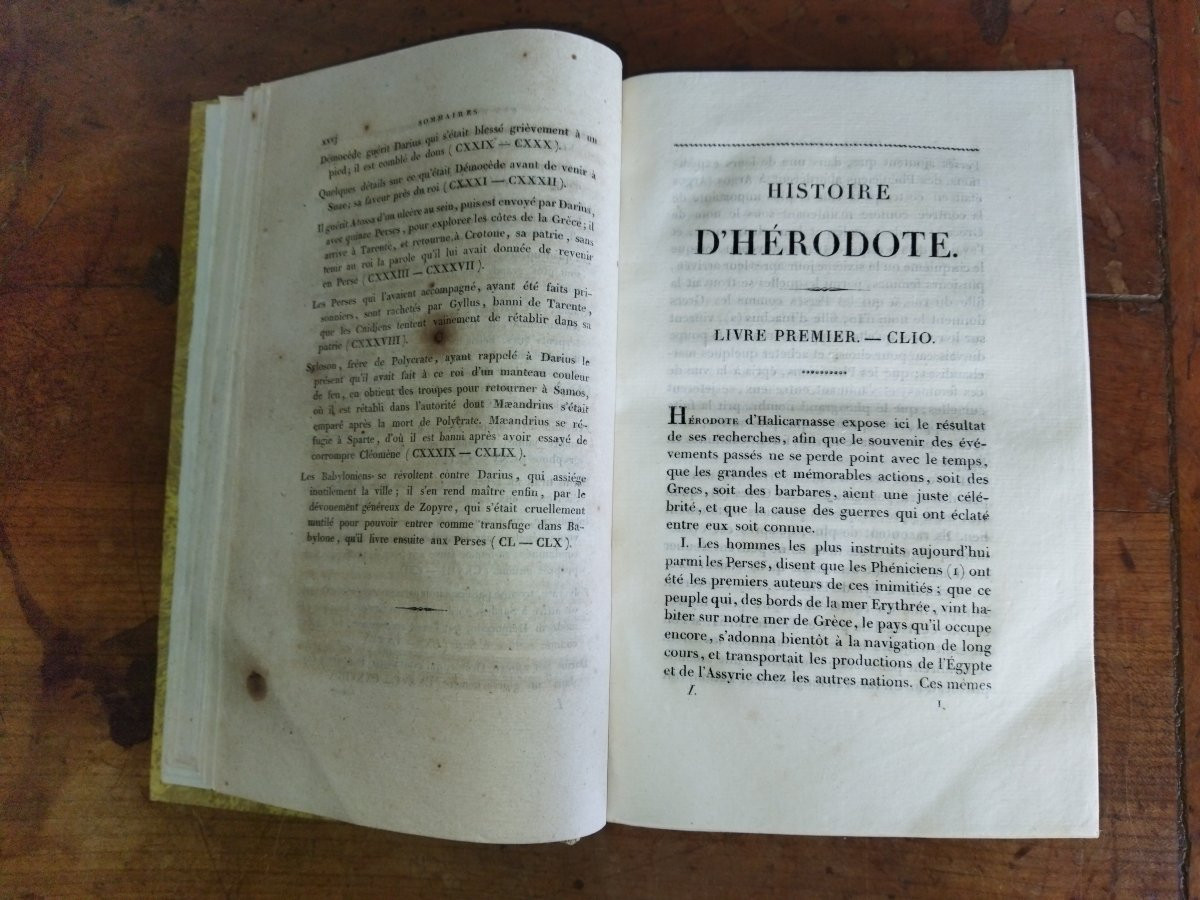 Herodotus Followed By The Life Of Homer Ancient Books 1822 Miot -photo-2