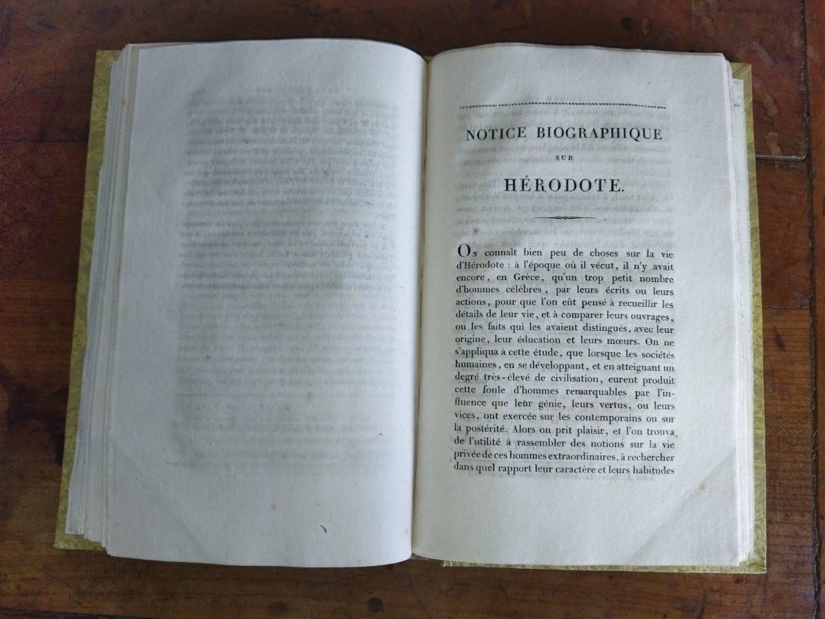 Herodotus Followed By The Life Of Homer Ancient Books 1822 Miot -photo-8