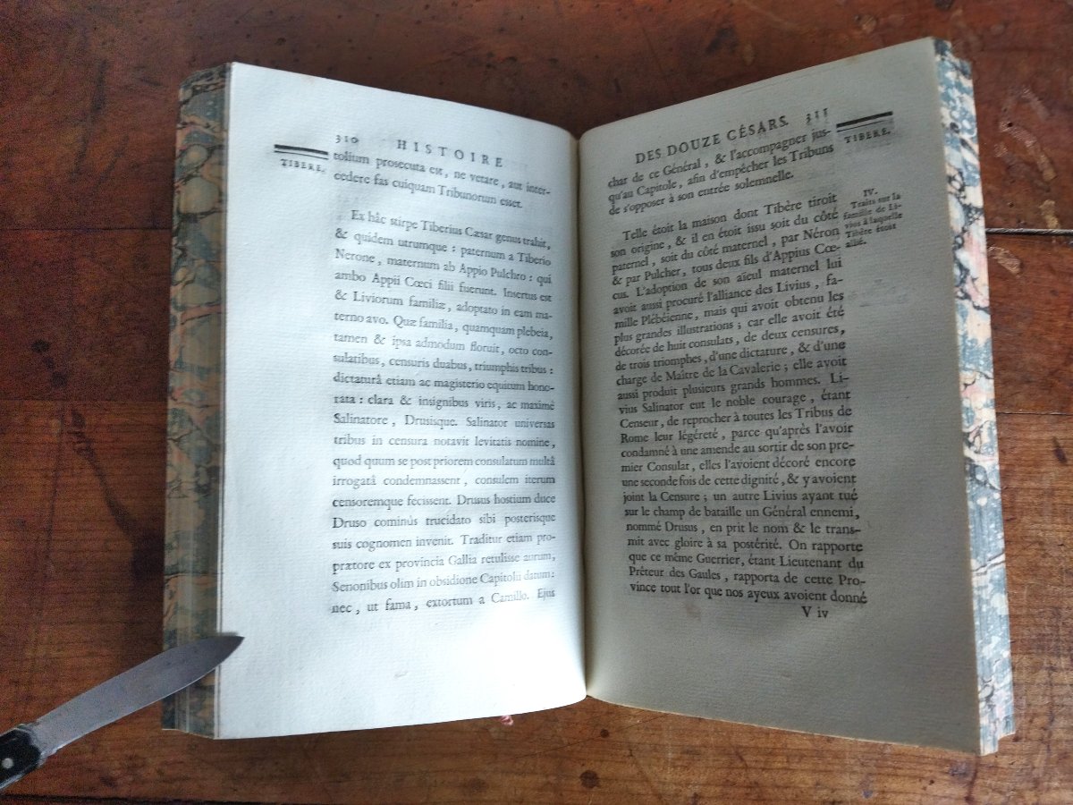 HISTOIRE DES 12 CÉSARS de SUÉTONE Livres anciens de Collection Henri OPHELLOT de  La PAUSE 1771-photo-5