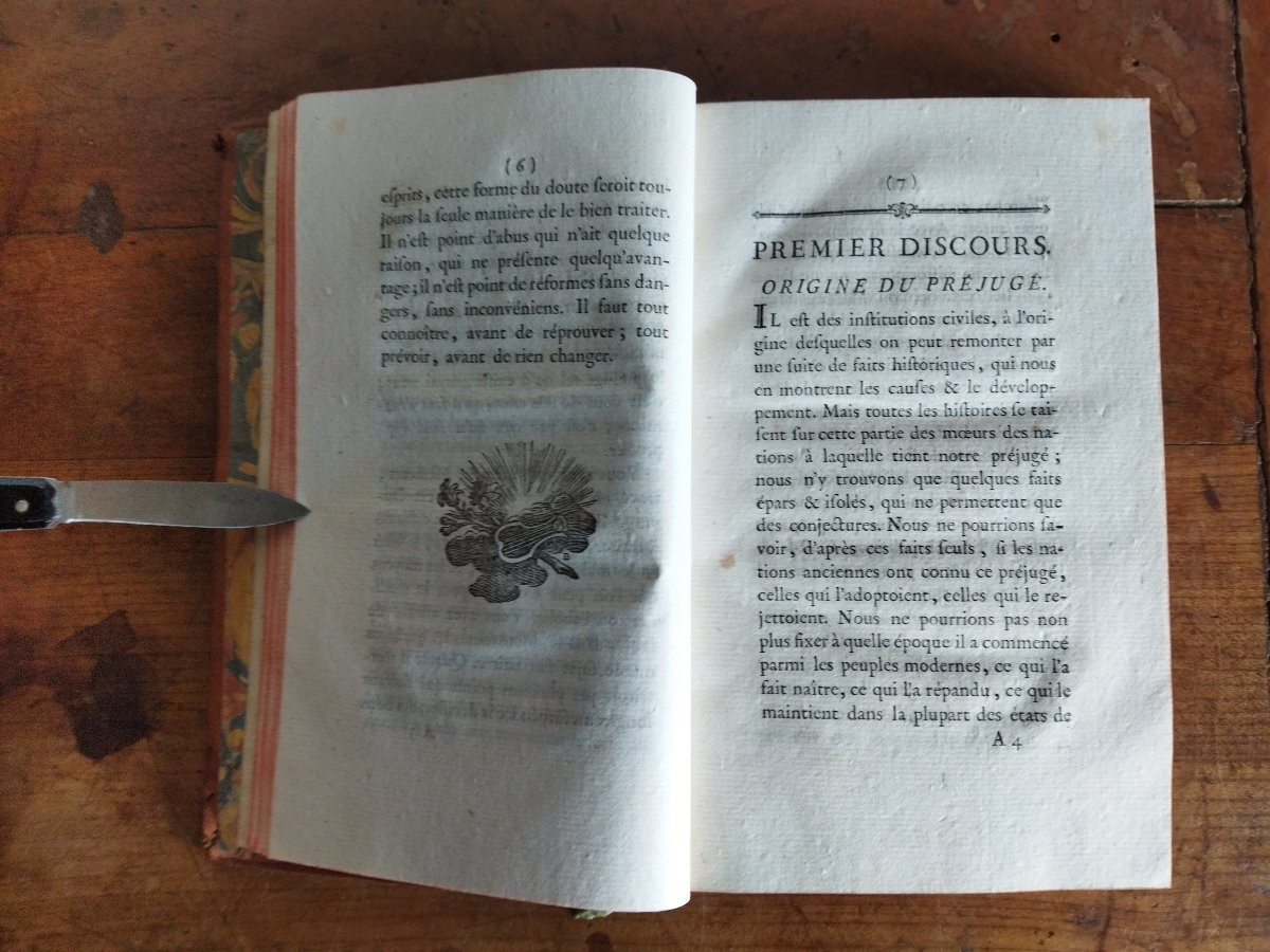 DISCOURS sur le Préjugé des Peines infamantes LACRETELLE, chez CUCHET, PARIS, 1784 (EO)-photo-3