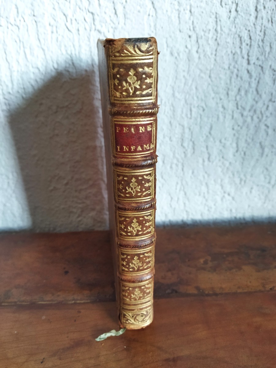 DISCOURS sur le Préjugé des Peines infamantes LACRETELLE, chez CUCHET, PARIS, 1784 (EO)