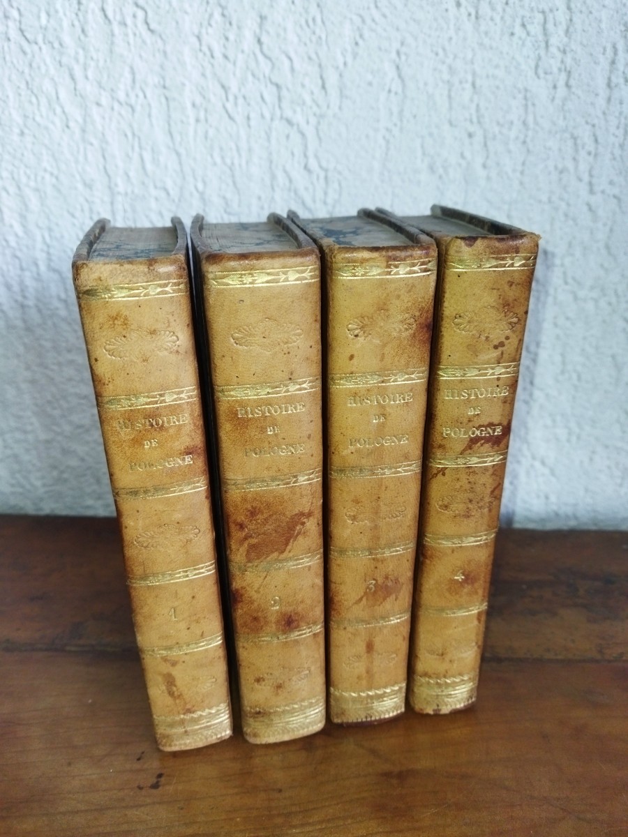 HISTOIRE DE LA POLOGNE Anarchie et Démembrement Livres Anciens 4 Tomes Cl RULHIERE 1807