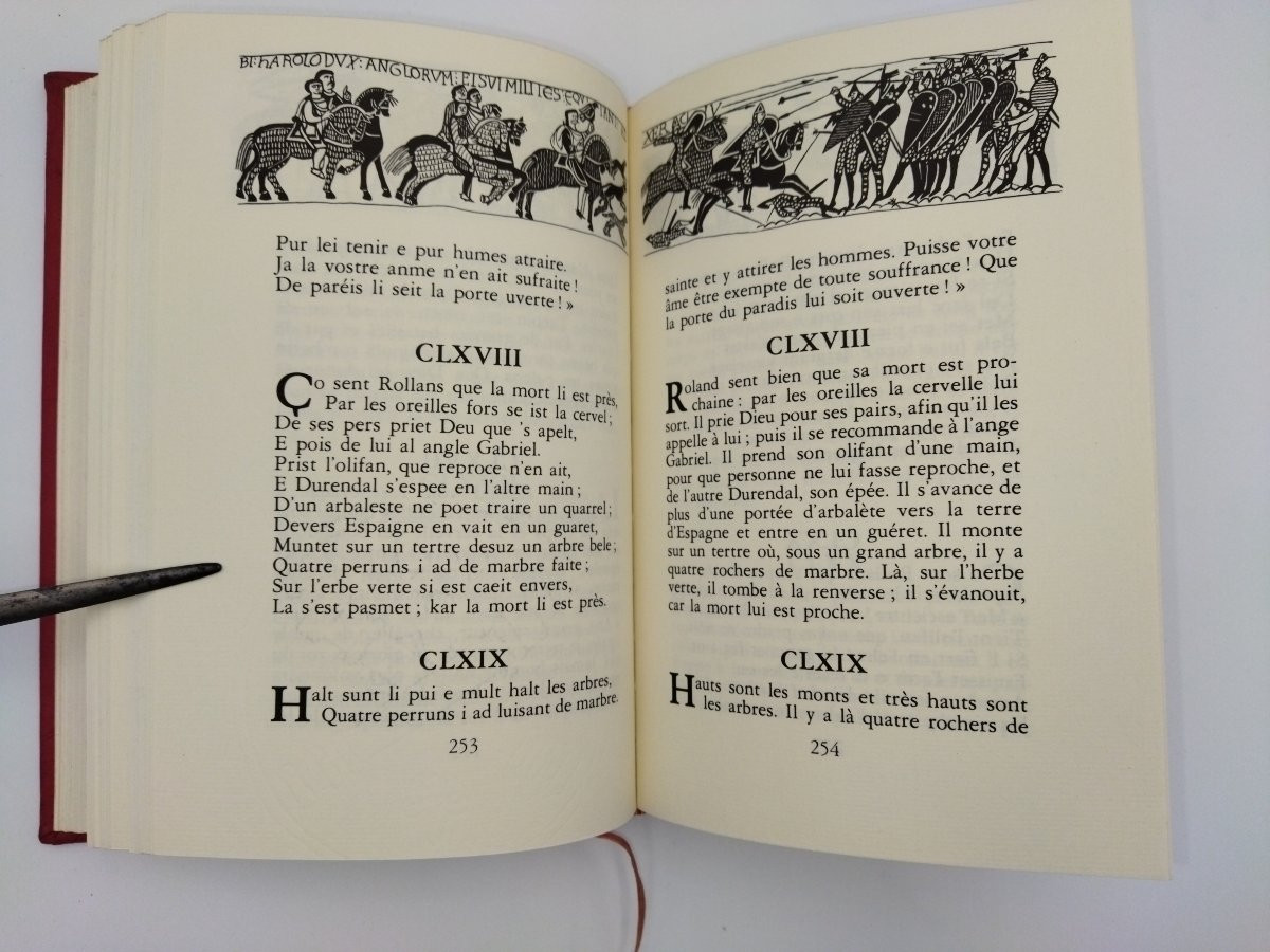 LA CHANSON DE ROLAND Illustrations Tapisserie Reine MATHILDE Jean de BONNOT 1975-photo-6