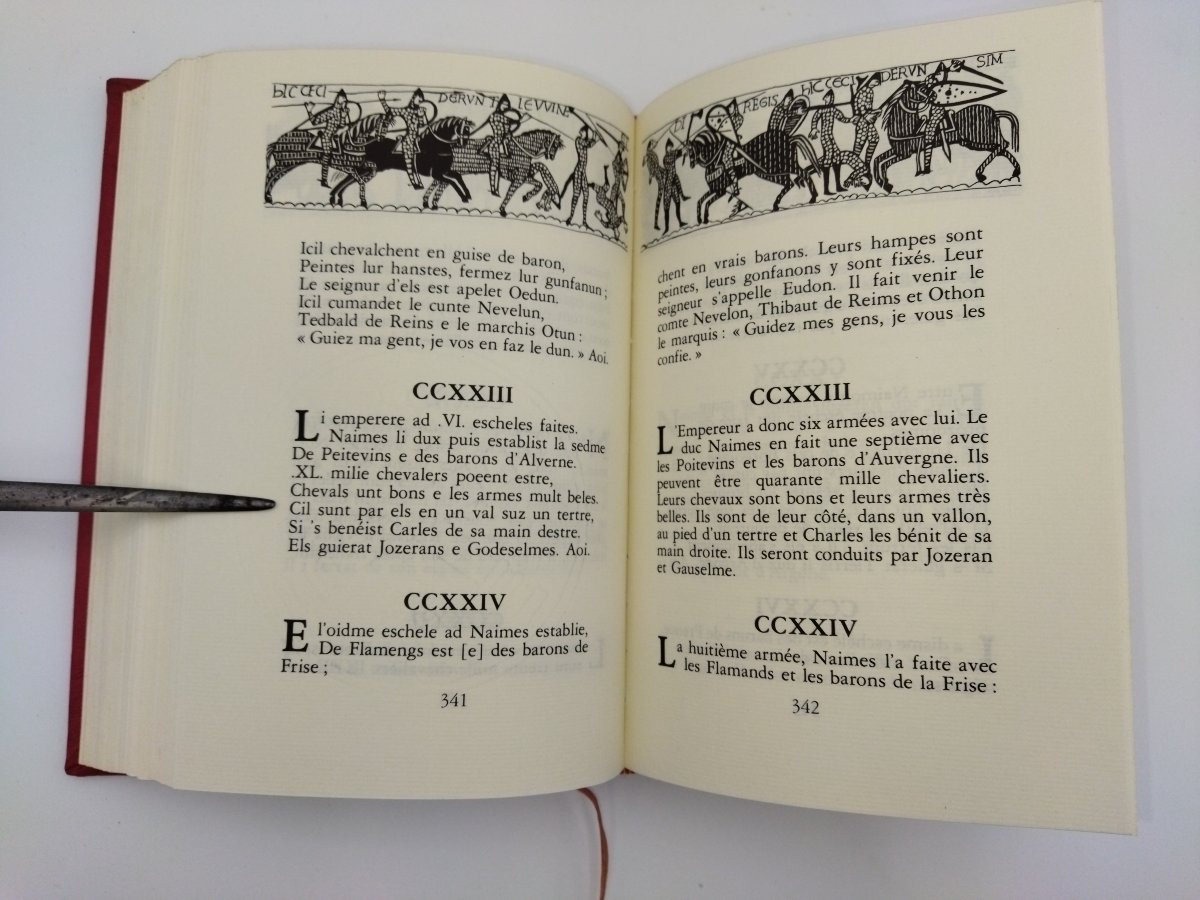 LA CHANSON DE ROLAND Illustrations Tapisserie Reine MATHILDE Jean de BONNOT 1975-photo-8