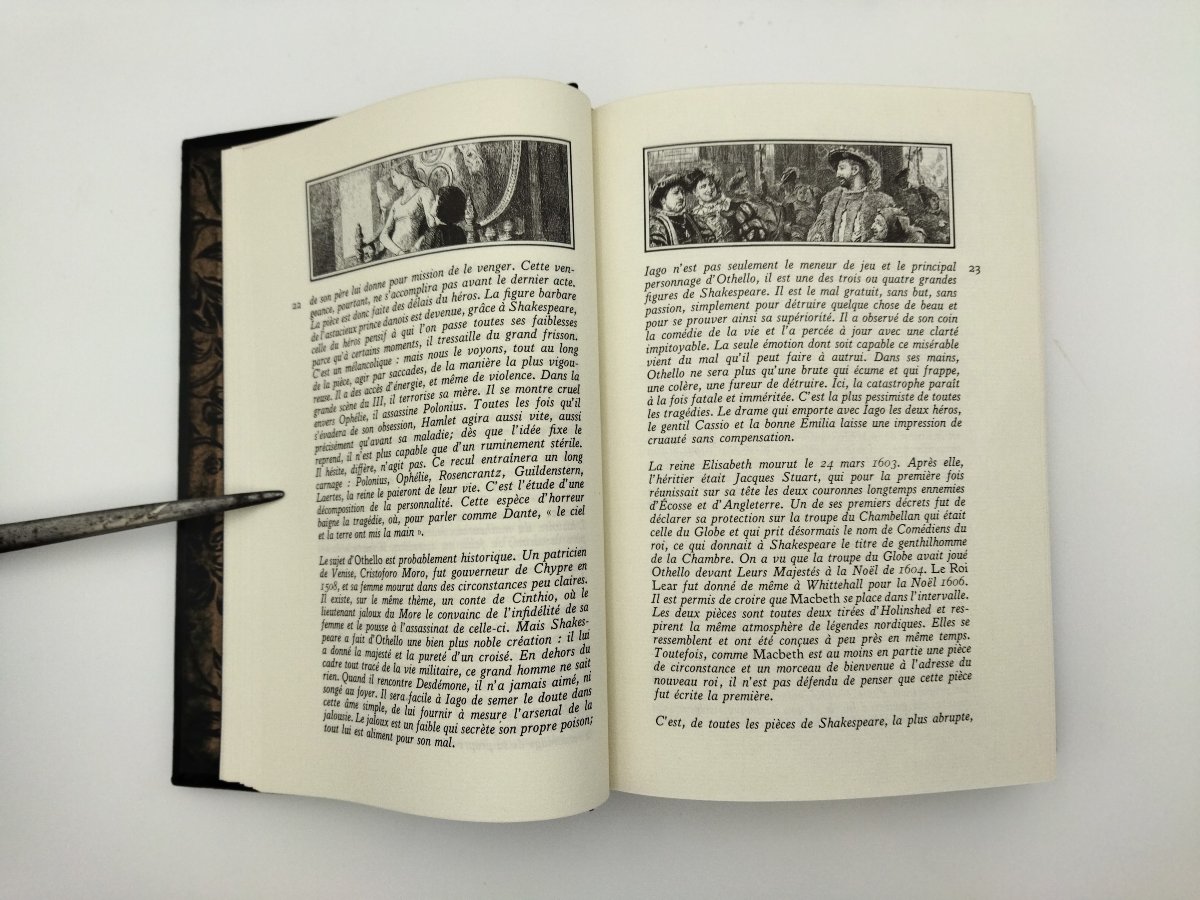WILLIAM SHAKESPEARE Oeuvres completes Tome Ier Roméo & Juliette Henry IV Jean de BONNOT -photo-5