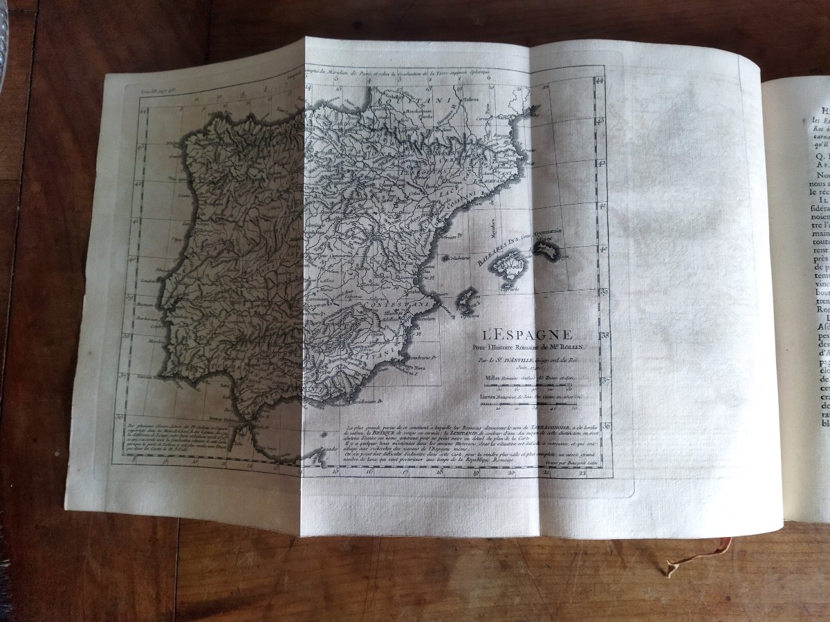 Roman History From The Foundation To Actium 8 Volumes By Rollin & Crevier 1752-photo-8