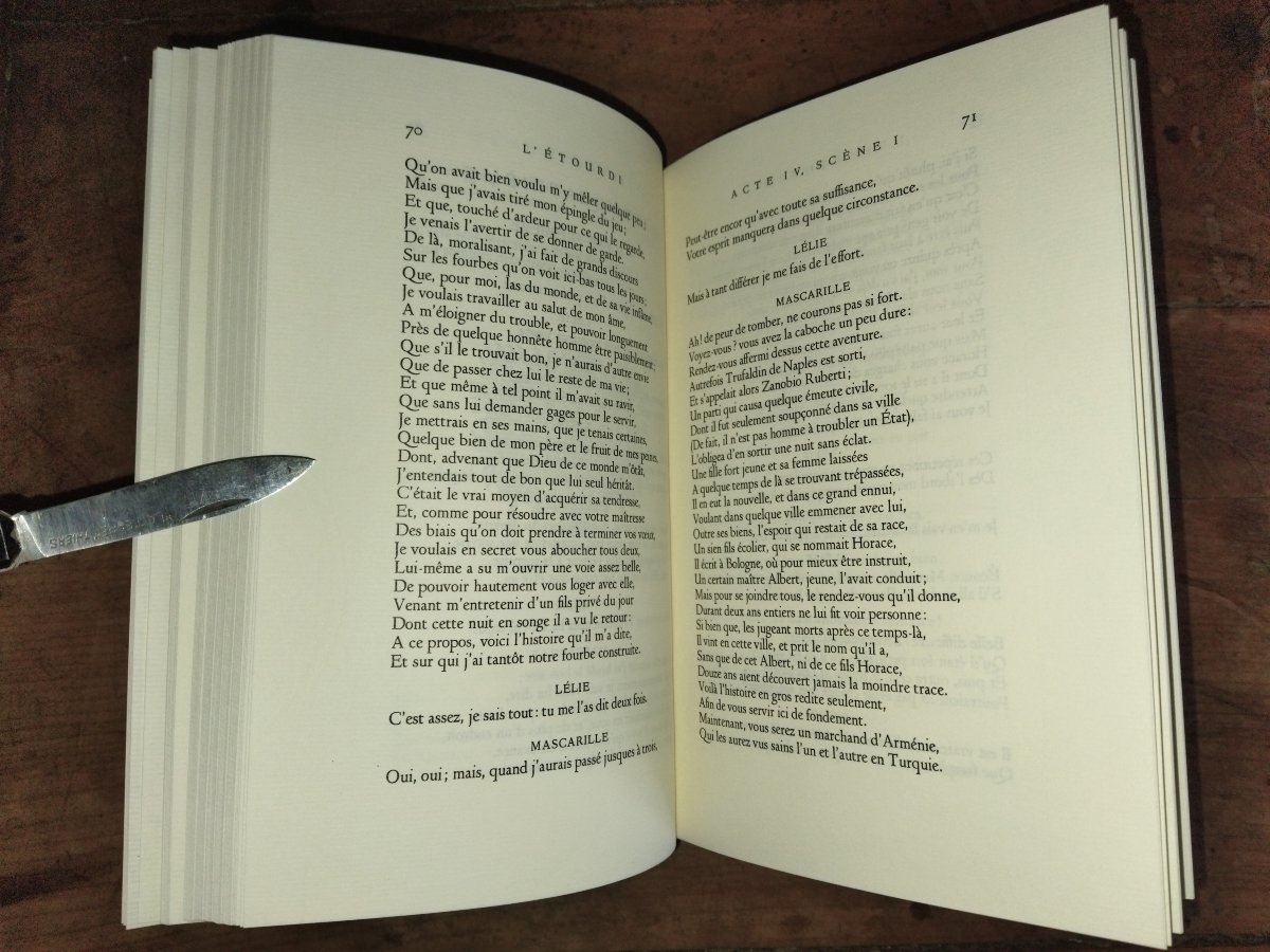 Moliere "works" In 6 Volumes Literature Theatre Jean De Bonnot -photo-3