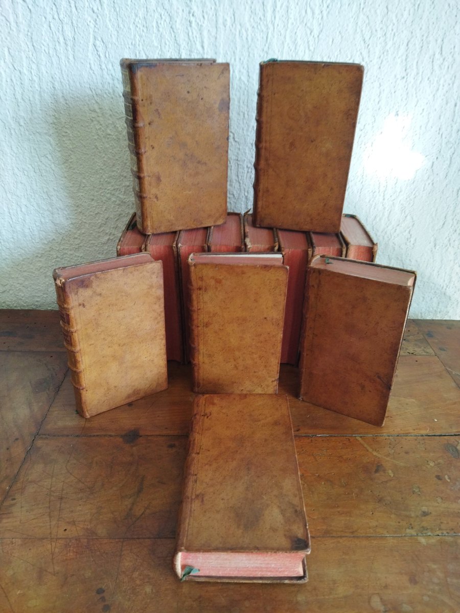 HISTOIRE ANCIENNE EGYPTIENS PERSES GRECS.... Livres anciens XVIII 14 Volumes ROLLIN -photo-1