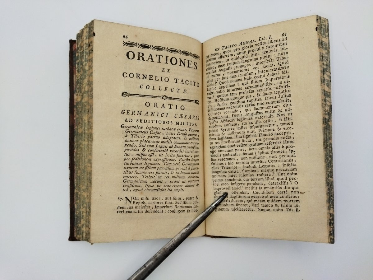 HARANGUES des Historiens Latins Livre Ancien Abbé MILLOT Collection 1774 -photo-8