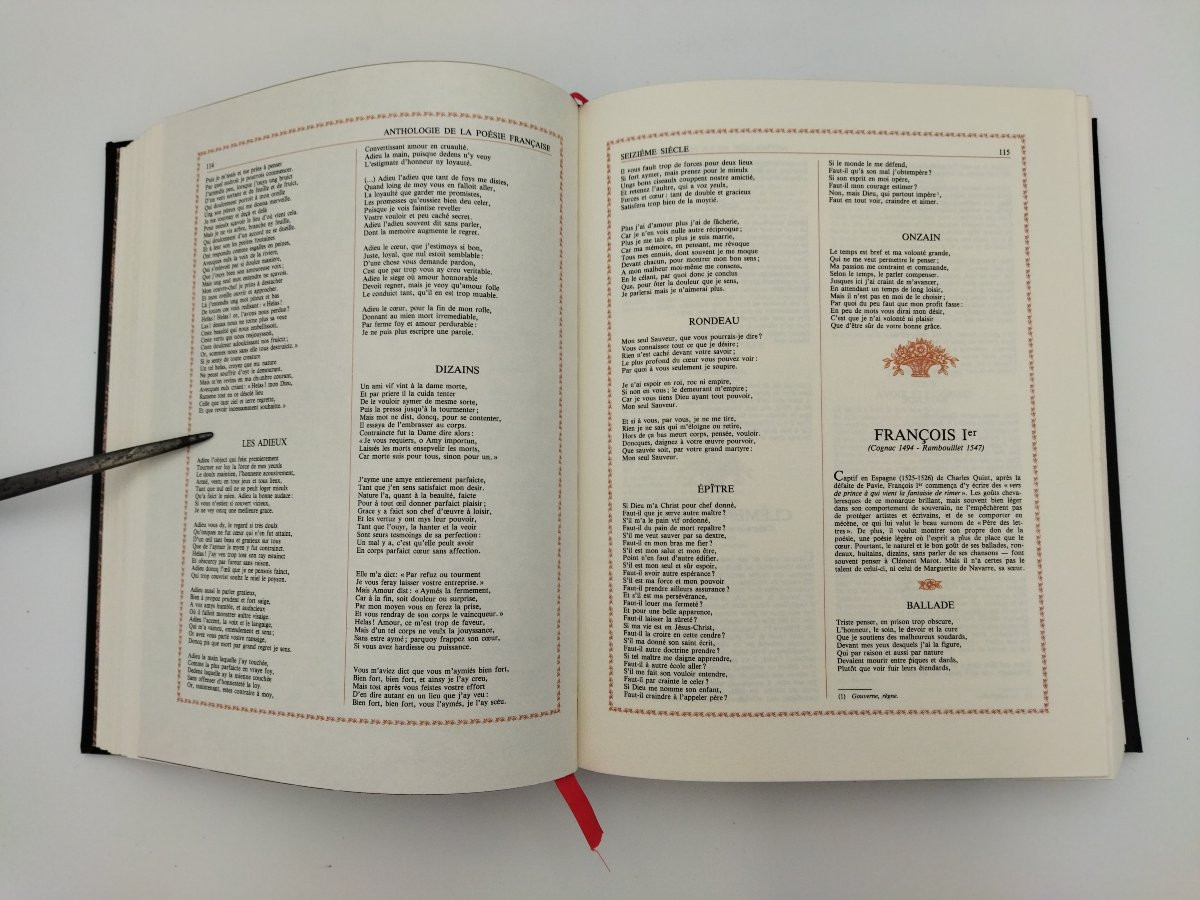 ANTHOLOGIE DE LA POESIE FRANCAISE Tome Ier Albert DEMAZIERE Éditions FAMOT-photo-4