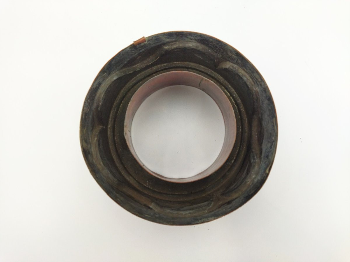 MOULE A GATEAU Ancien en Cuivre Art populaire Collection ART DE LA TABLE -photo-5