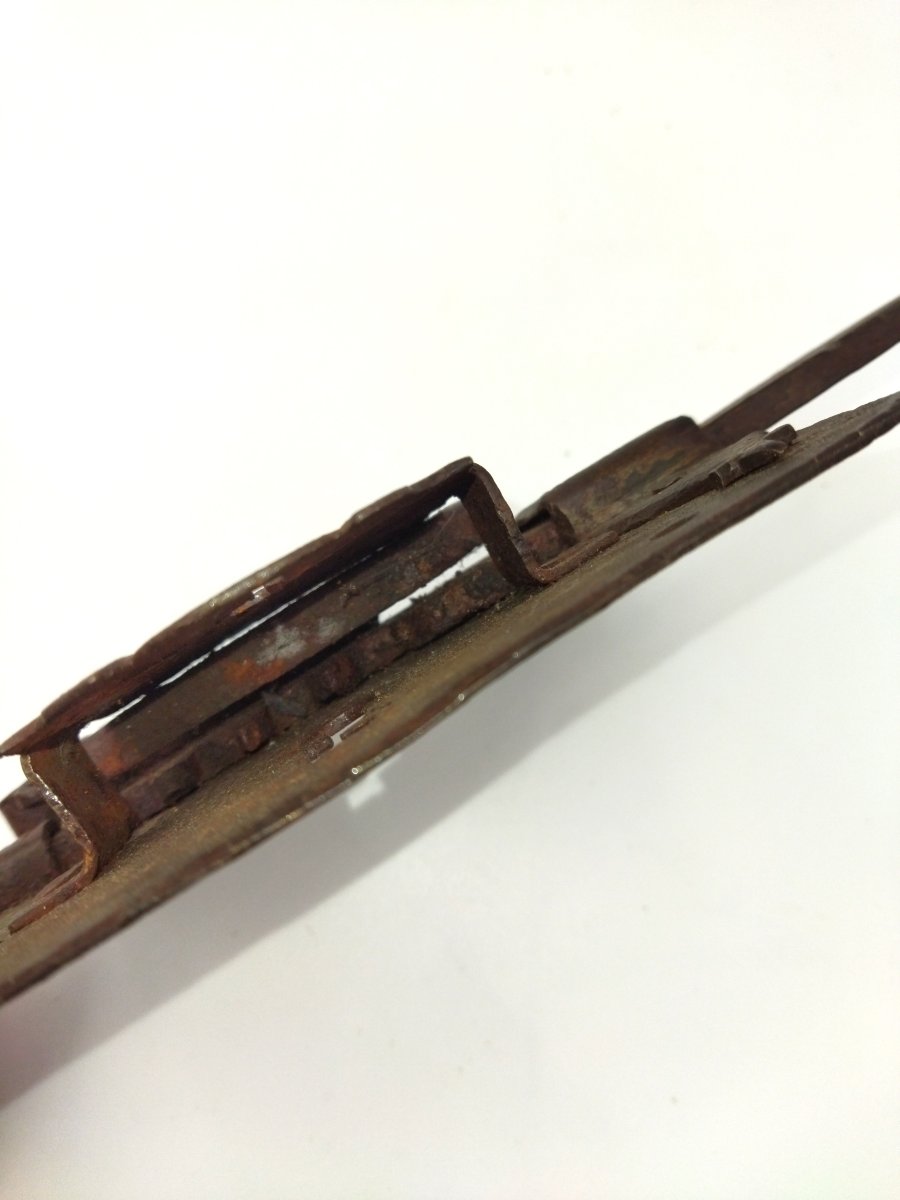 SERRURE Ancienne en Fer forgé Objet de Vitrine Ferronnerie  Collection-photo-2