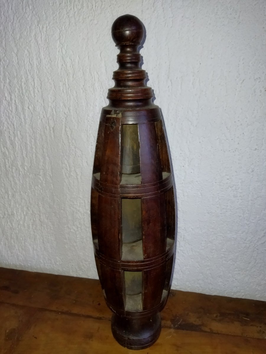 Yoke With 3 Bells, Turned Wood Decoration, Traditional Ox Hitch, Countryside Folk Art-photo-1