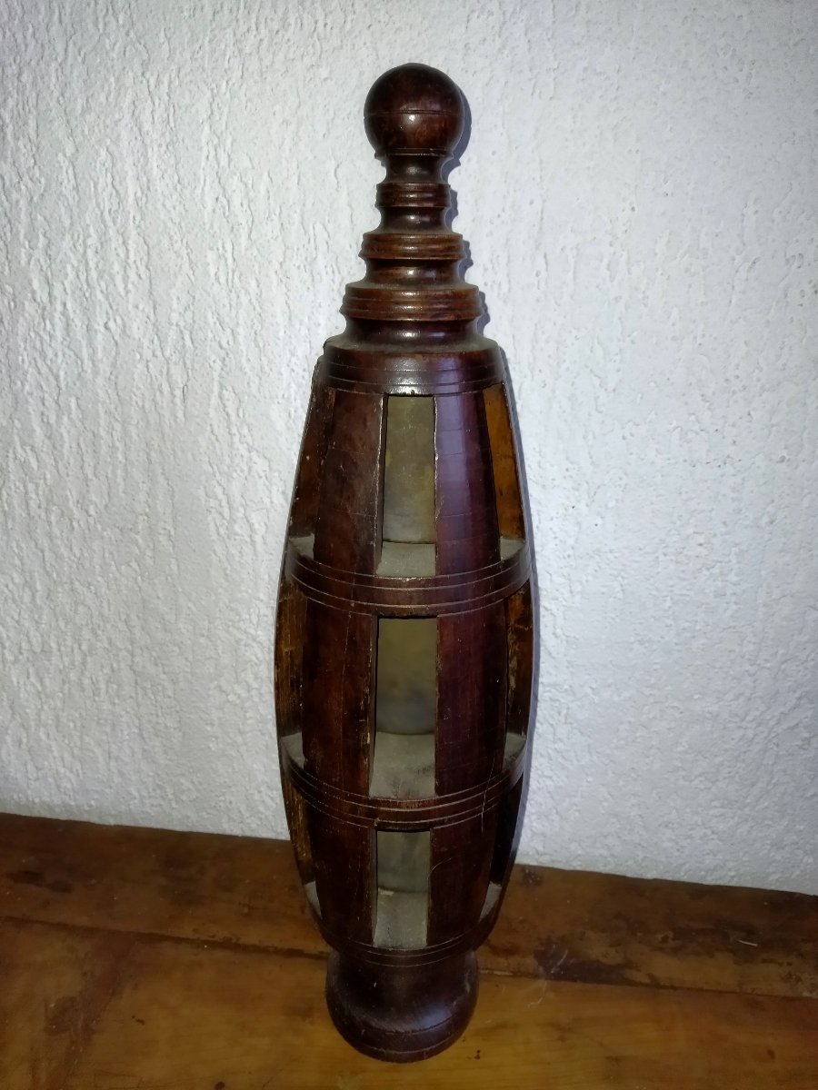 Yoke With 3 Bells, Turned Wood Decoration, Traditional Ox Hitch, Countryside Folk Art-photo-2