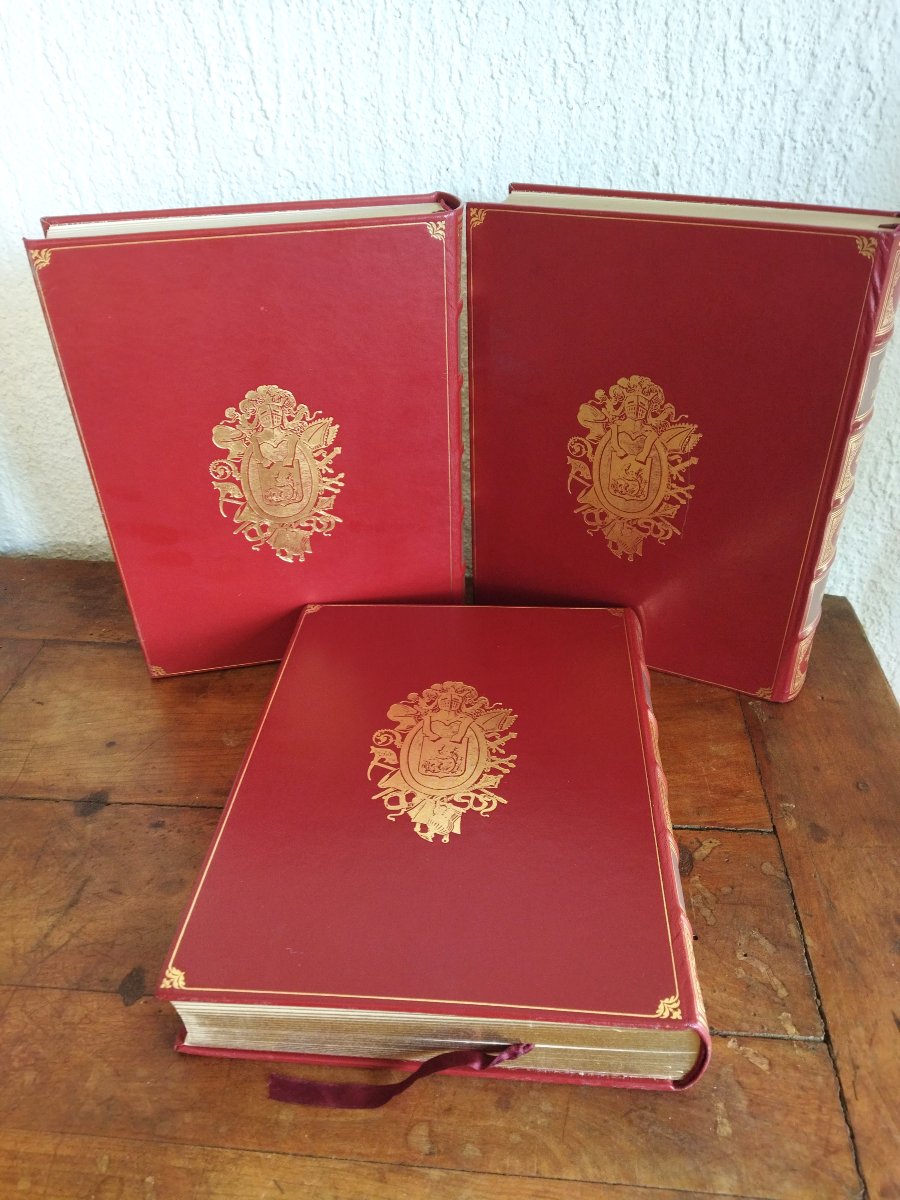 Rabelais "works" Illustrations By Gustave Doré Numbered 771 Editions De Vesgre 3 Volumes Complete-photo-4